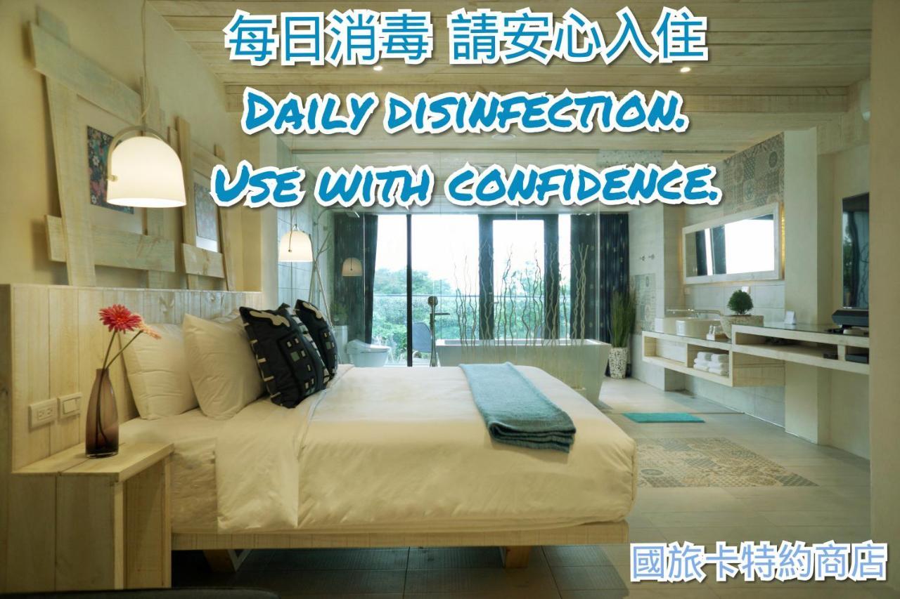 墾丁-湛藍海岸民宿 Azure Inn-南灣沙灘-可包棟-國旅卡特約商店 남완 객실 사진